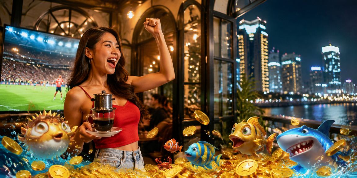 Khung cảnh thành phố Hồ Chí Minh với không gian giải trí casino sôi động